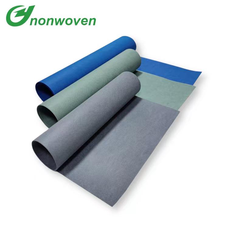 Nonwoven RPET Återvunnet Nonwoven Tyg för Shopping Bags Non Woven In Rolls